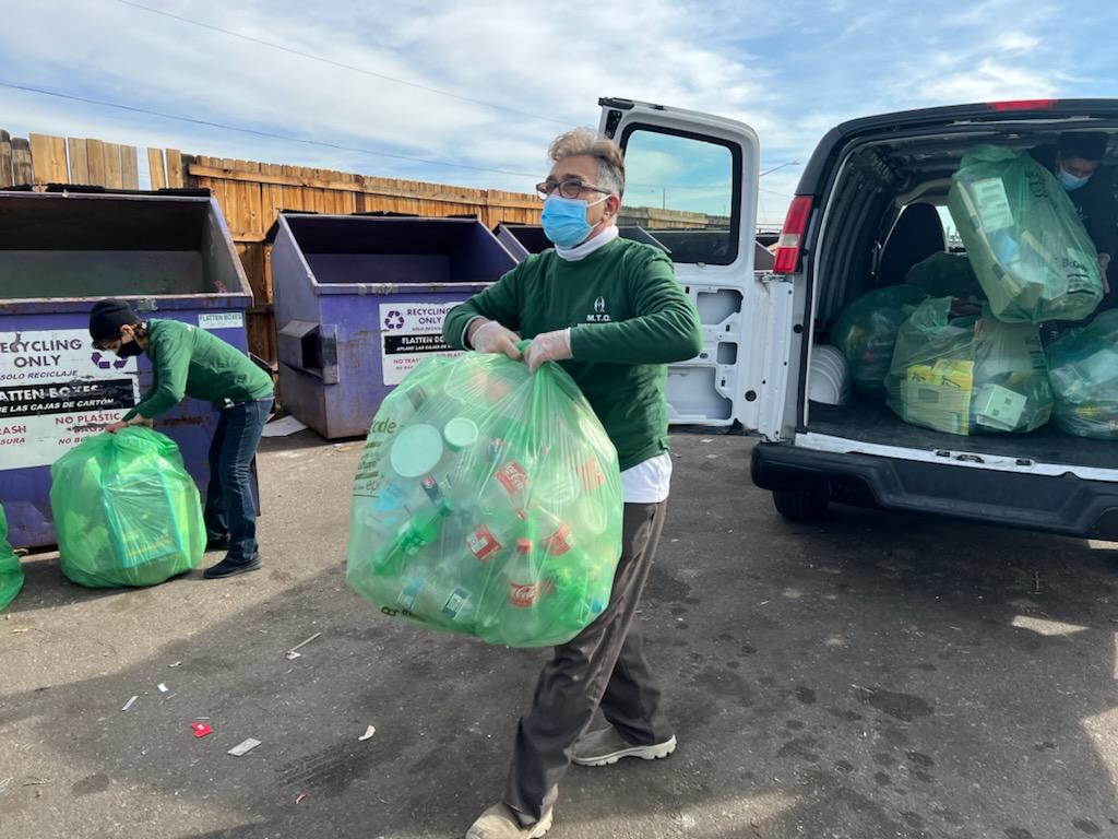 M.T.O. Denver Recycles 1200 gallons of items for America Recycles Day