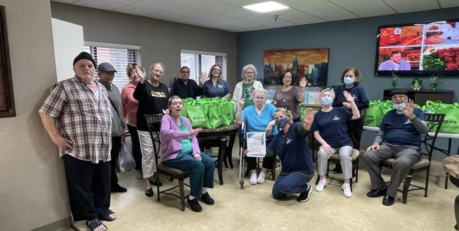 M.T.O. St. Louis Celebrates Persian New Year with Donations to Senior Citizens
