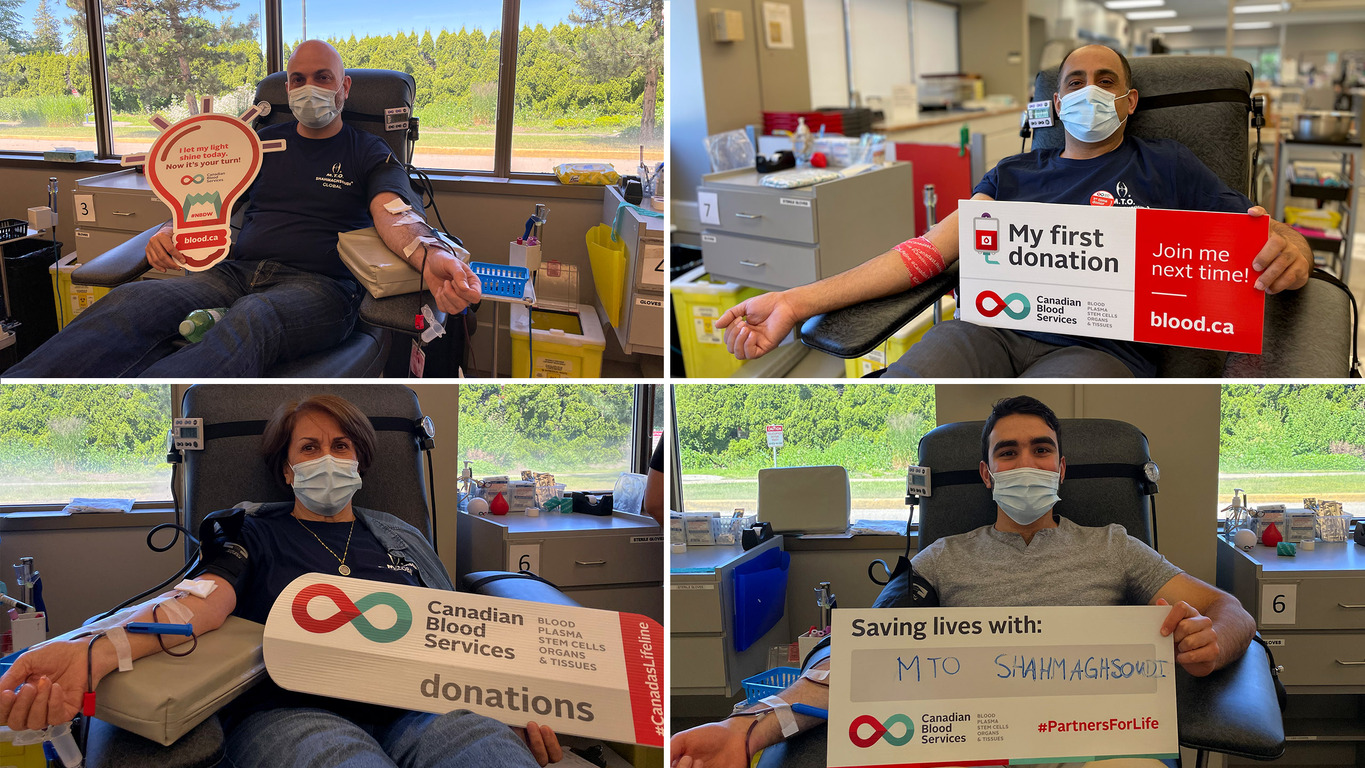 M.T.O. Vancouver Collaborates with Canada's Lifeline for Group Blood Donation