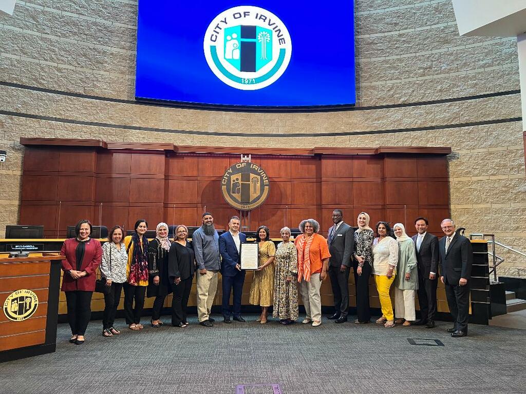 City of Irvine Honors M.T.O. in Proclamation