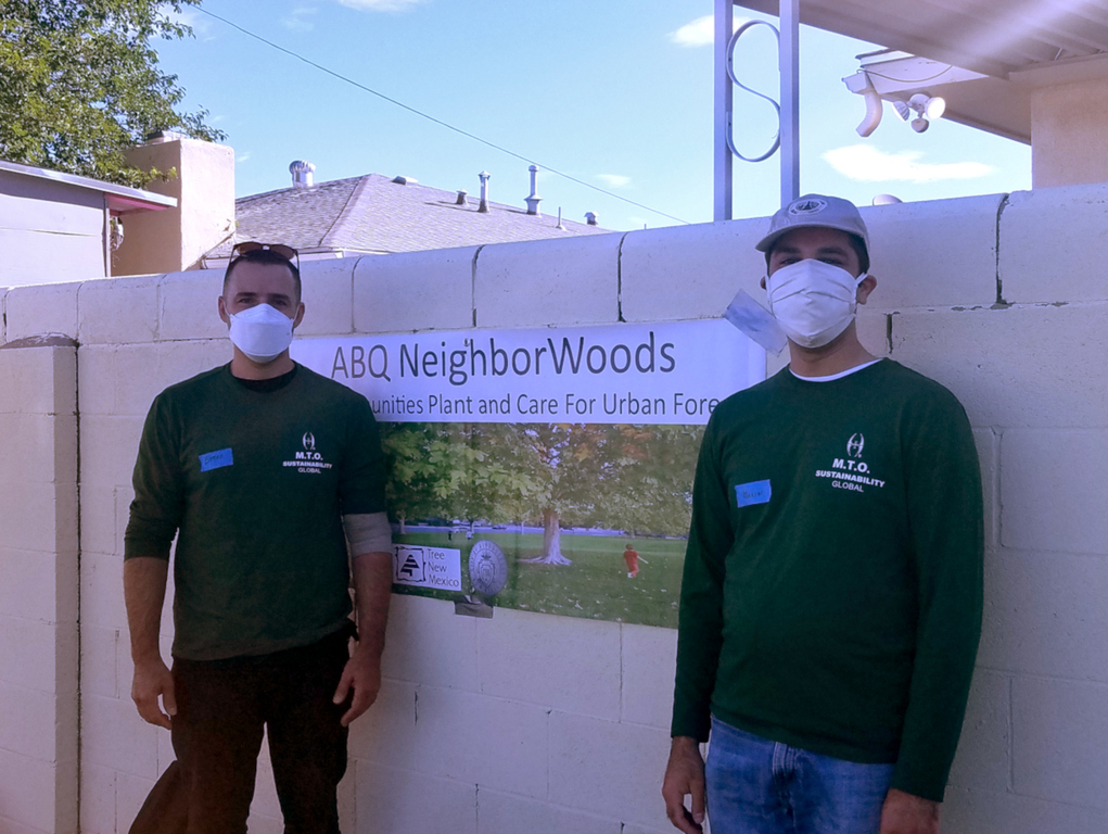 M.T.O. Albuquerque Participates in Neighborhood Tree Planting