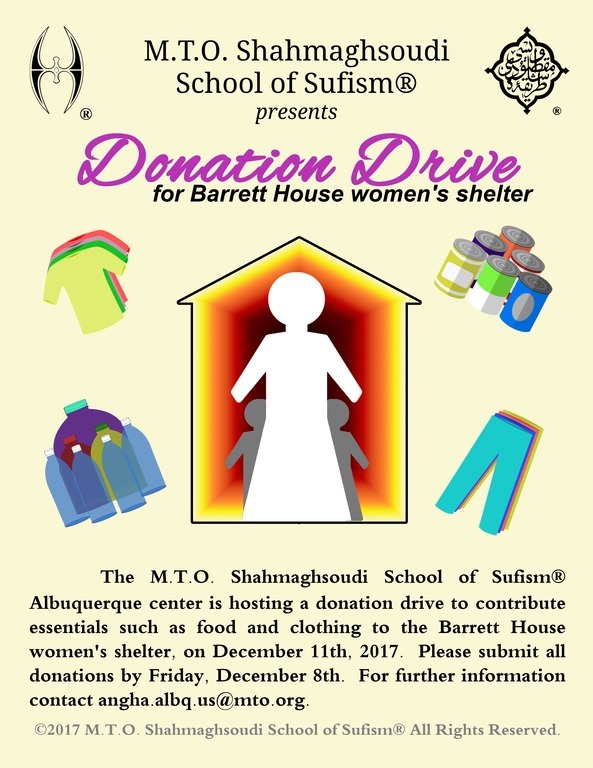 M.T.O. Albuquerque Hosts Donation Drive for Women's Shelter