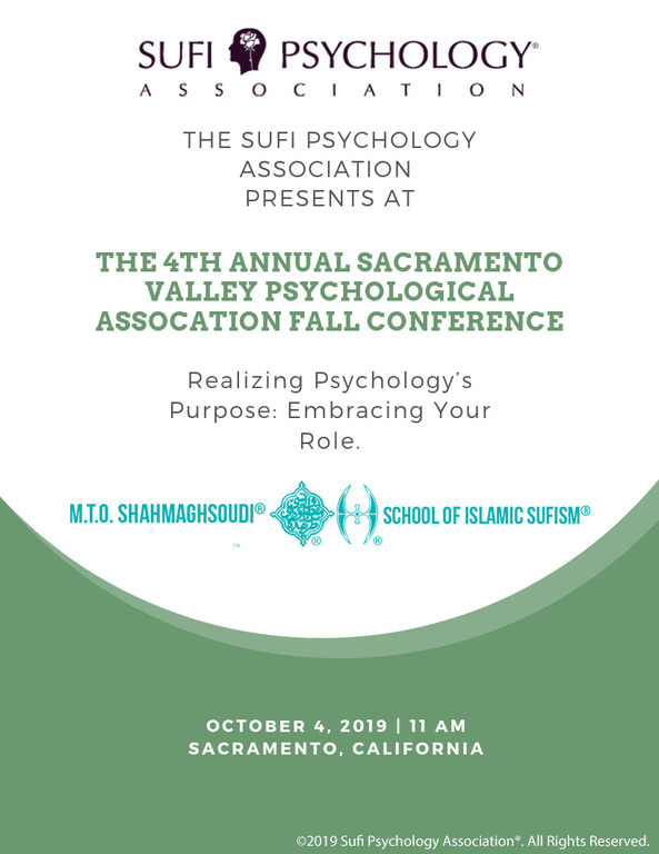 Sufi Psychology Association® Presents at SVPA Conference: Realizing Psychology’s Purpose: Embracing Your Role.
