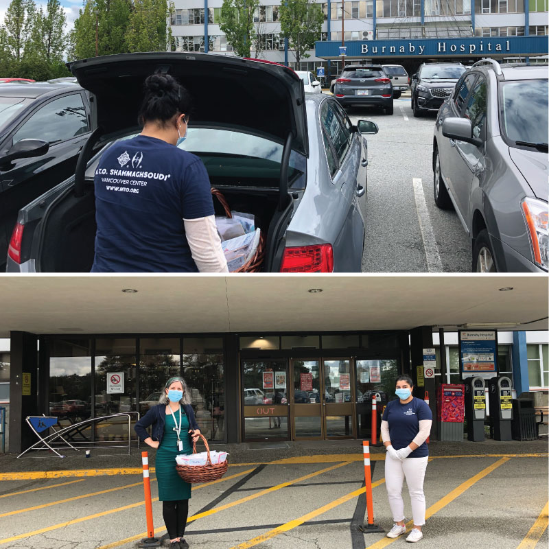 M.T.O. Donates Scrub Caps to Three Main Hospitals in Vancouver
