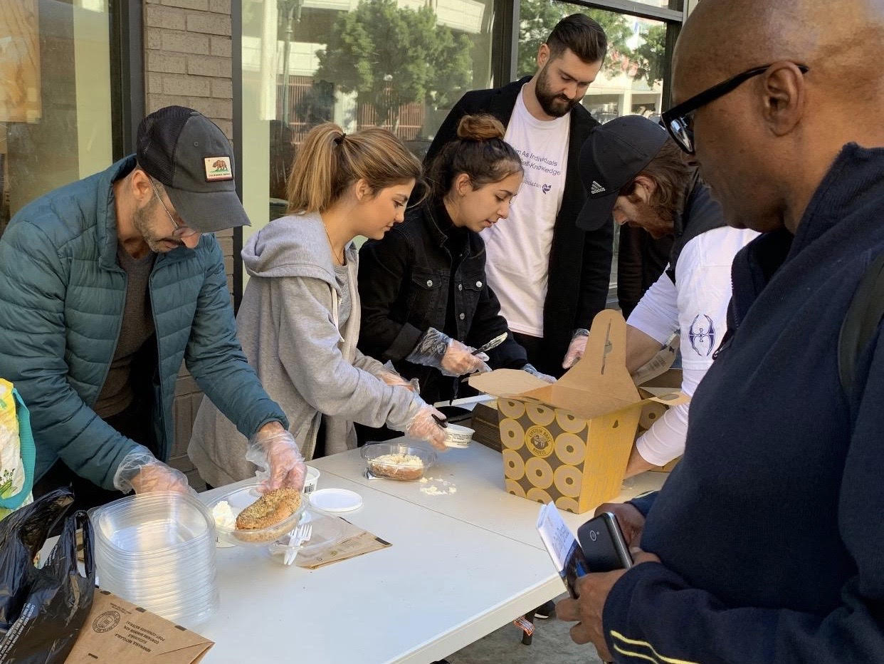 M.T.O. Sufi Association® Provides Food and Donations to LA's Veteran Homeless Community
