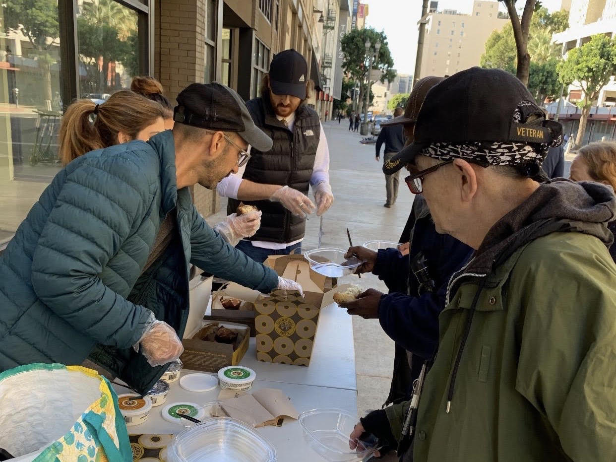 M.T.O. Sufi Association® Provides Food and Donations to LA's Veteran Homeless Community