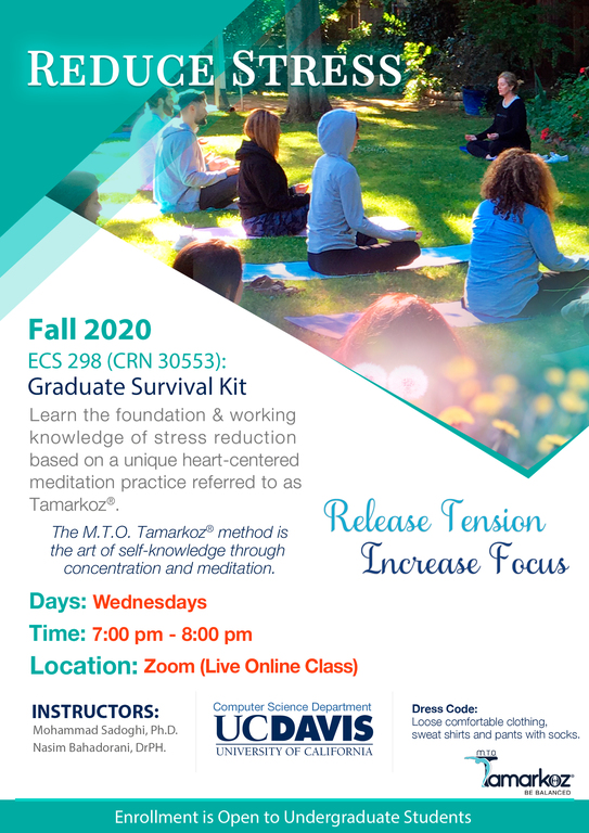 Fall 2020 Tamarkoz® at UC Davis: Graduate Survival Kit