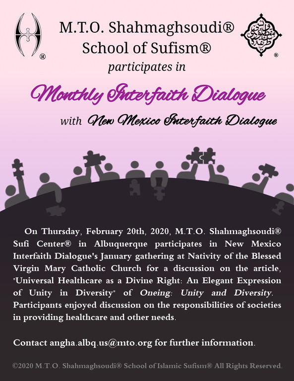 New Mexico Monthly Interfaith Dialogue