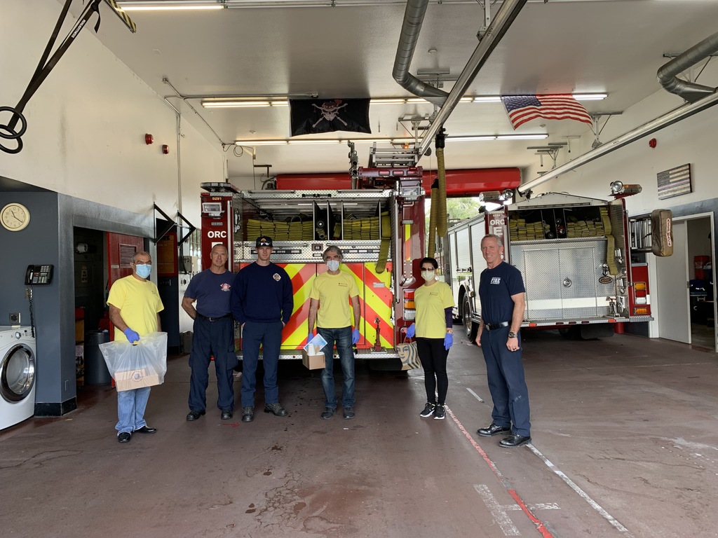 M.T.O. Orange County Provides Snacks and Refreshments to Local Fire Department