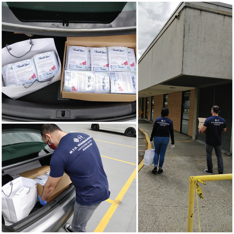 M.T.O. Vancouver Provides Snacks to Lions Gate Hospital Workers