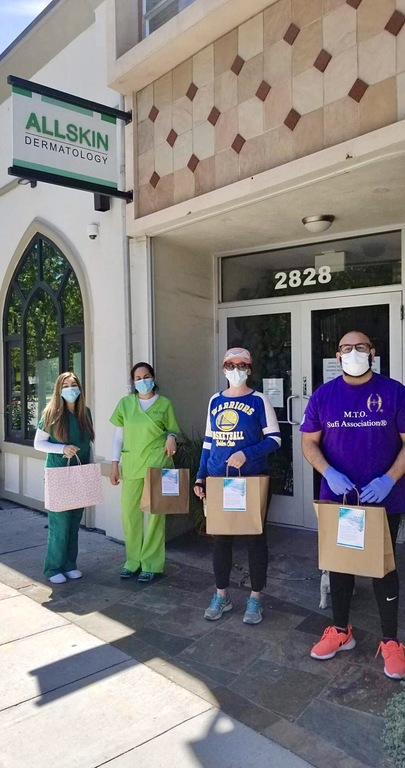 M.T.O. Berkeley Donates Masks and Face Shields to Local Dermatologists 