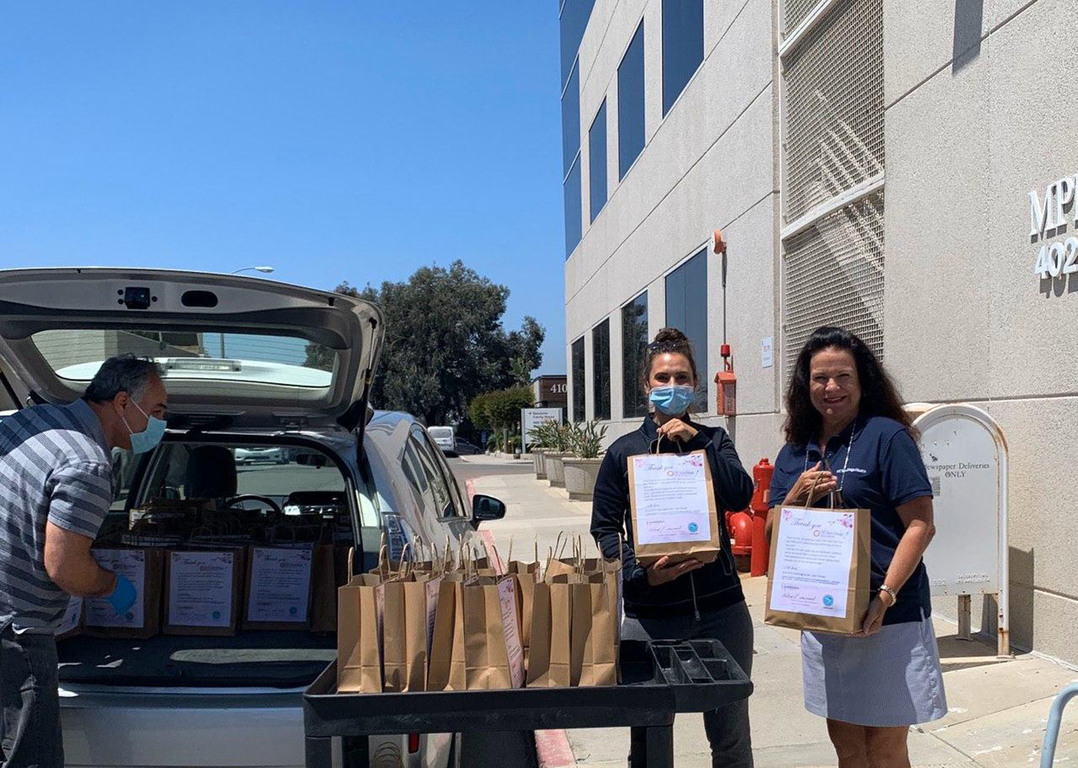 San Diego Food Drive in Support of Health Care Providers During Covid-19 Challenges 