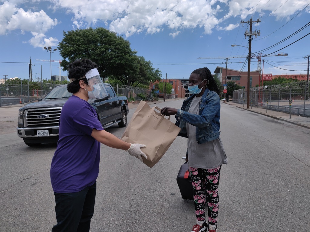 M.T.O. Dallas Donates Hygiene and Food Packages Directly to the Homeless