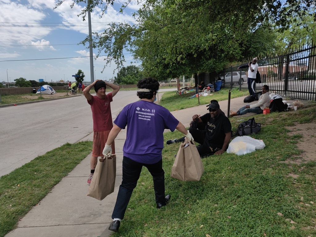 M.T.O. Dallas Donates Hygiene and Food Packages Directly to the Homeless