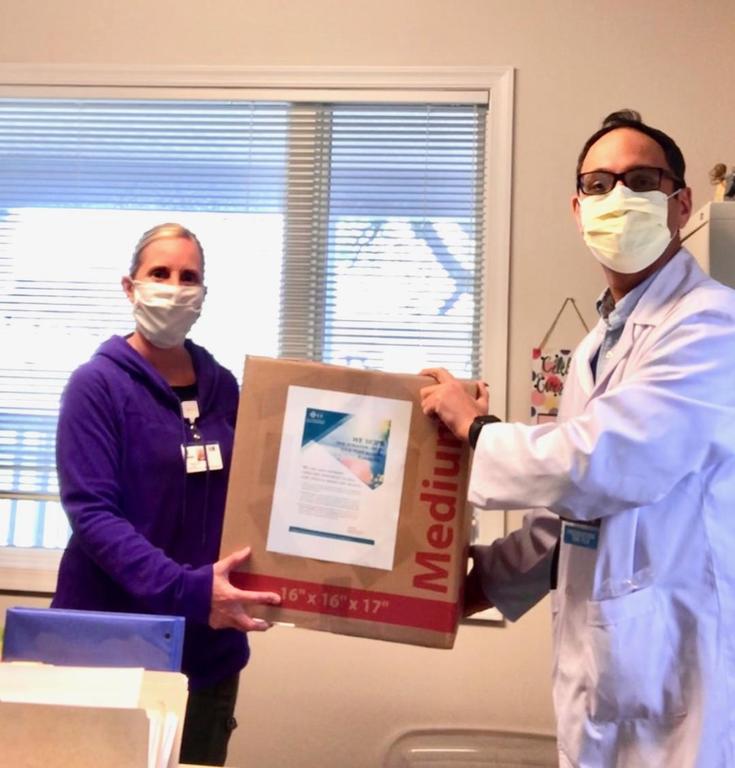 M.T.O. Virginia Donates Face Shields to Beebe Hospital in Delaware