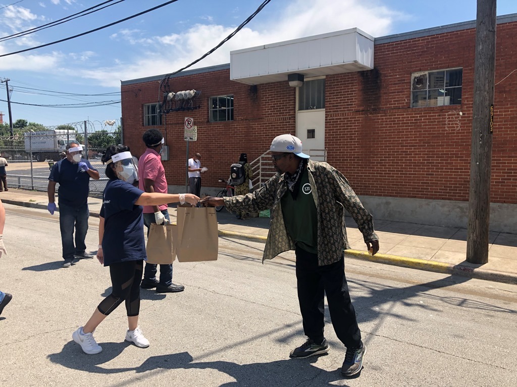 M.T.O. Dallas Honors the Birthday of Hazrat Mir Ghotbeddin Mohammad Angha by Feeding the Homeless