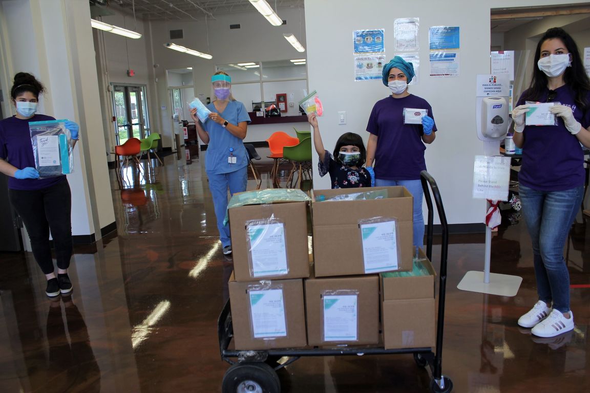 Donation of PPEs to Four El Centro de Corazón Health Centers by M.T.O. Houston