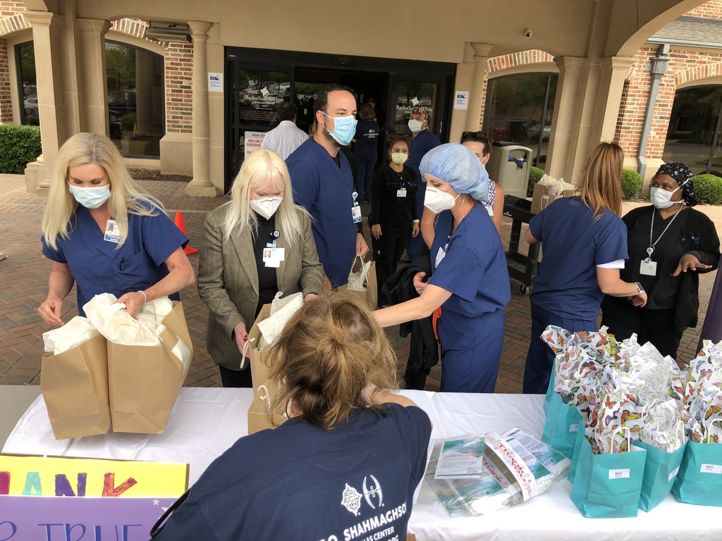 M.T.O. Dallas Donates PPE and Sweet Treats to Baylor Scott White Hospital