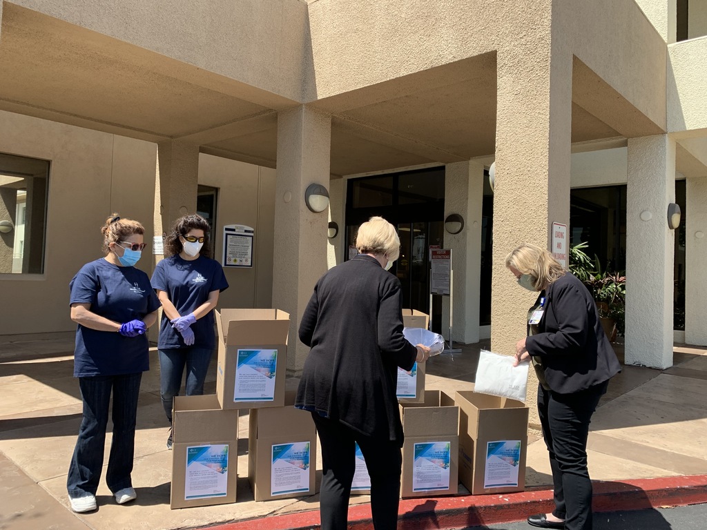 M.T.O. Orange County Gifts Corona Regional Hospital with PPEs during Second Donation Visit  