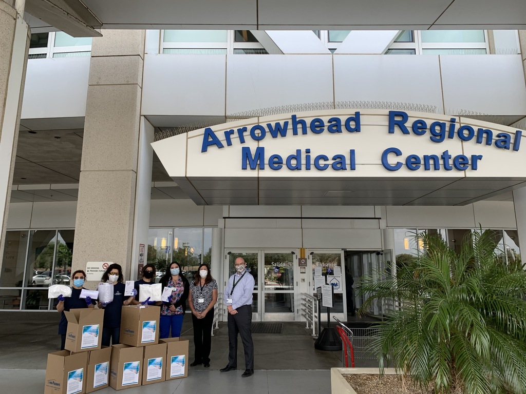 Arrowhead Regional Medical Center Receives Donation of PPEs During Second Visit from M.T.O. Orange County