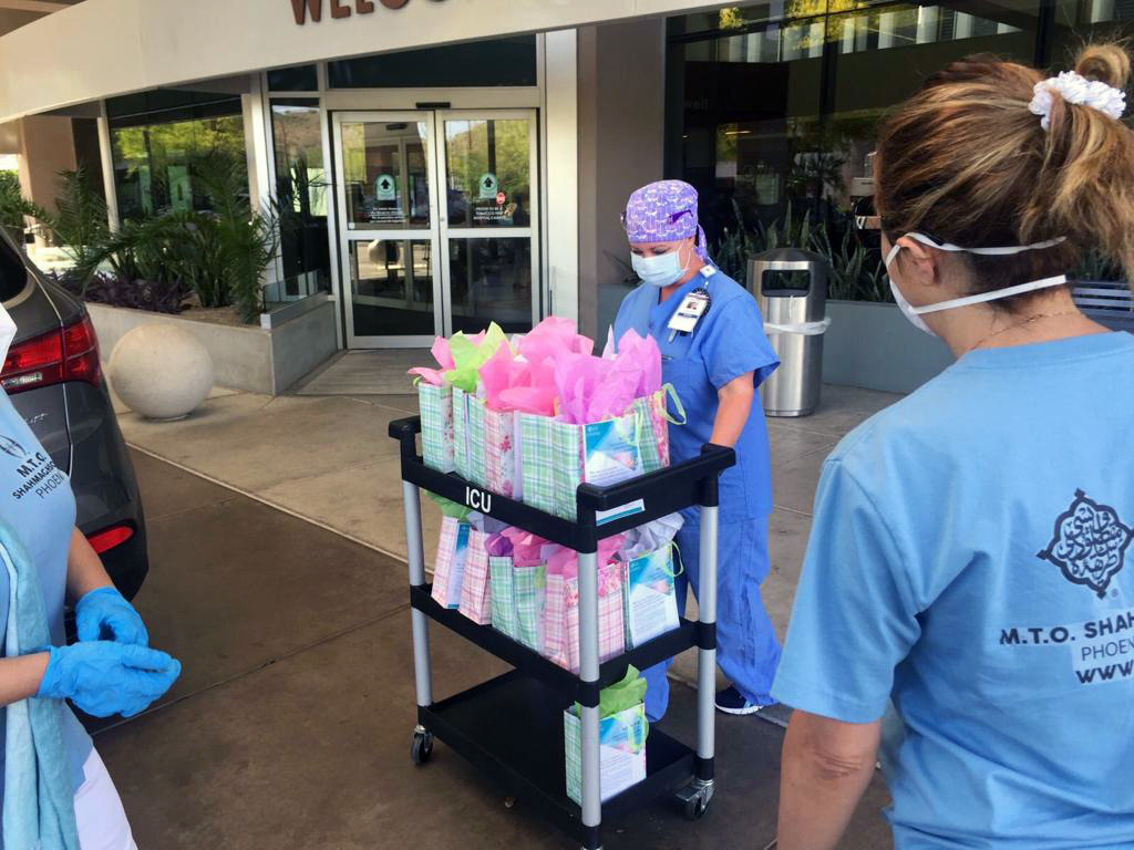 ICU Nurses Receive Healthy Snack Bags from M.T.O. Phoenix
