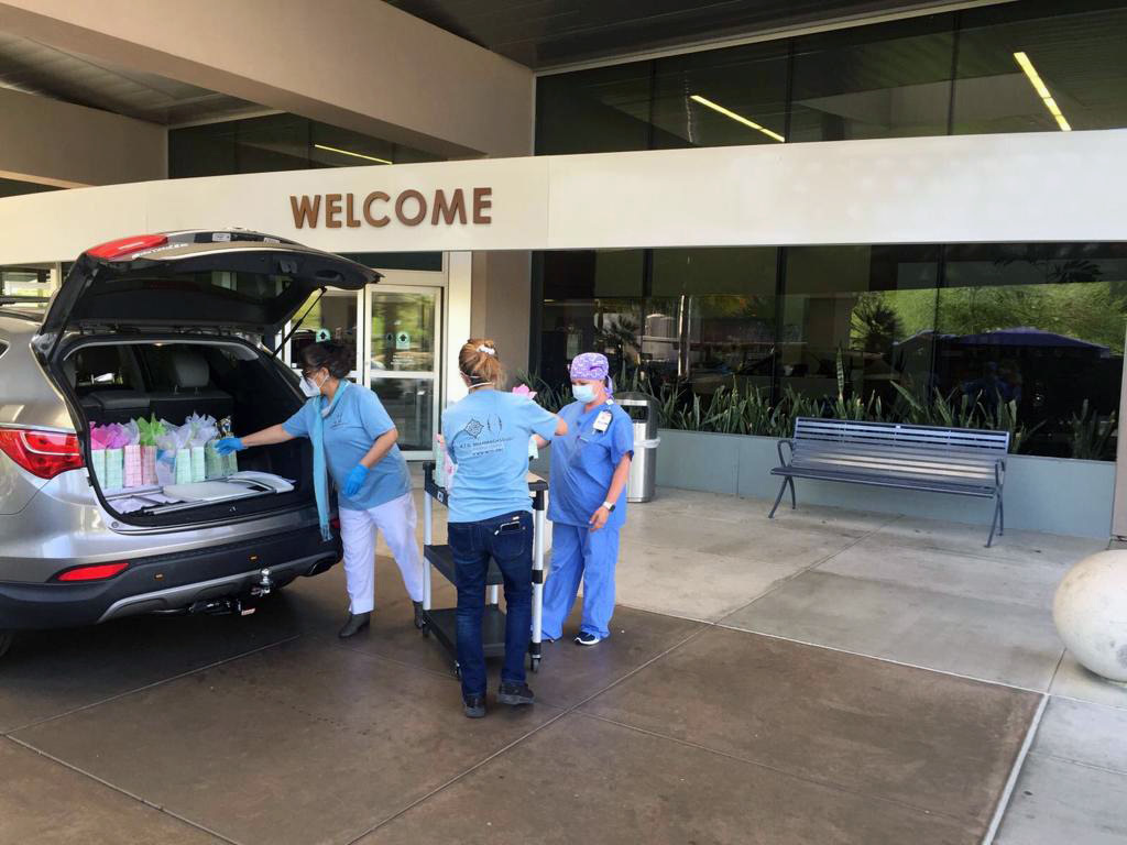 ICU Nurses Receive Healthy Snack Bags from M.T.O. Phoenix