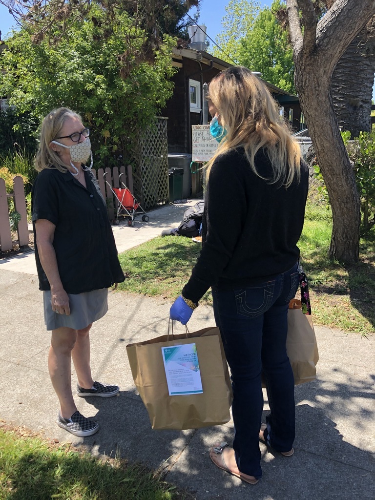 M.T.O. Berkeley Donates Food to the Women's Drop In Center