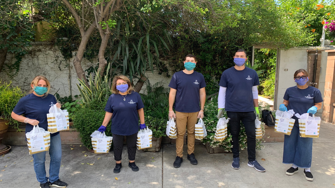 PPE Donated to Hospital in Los Angeles