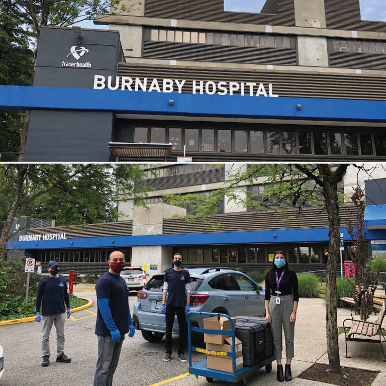 Burnaby General Hospital Receives Meals From M.T.O. Vancouver Centre