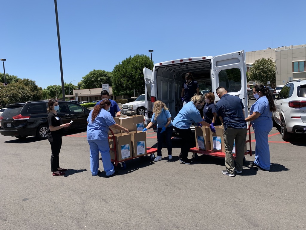 Hundreds of PPE Donated to 4 Hospitals in the Orange County and Irvine Area