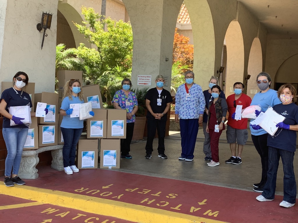Hundreds of PPE Donated to 4 Hospitals in the Orange County and Irvine Area