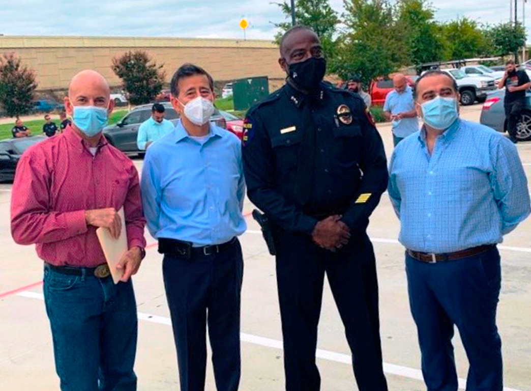 M.T.O. Dallas Donates Essential PPEs to Plano Police