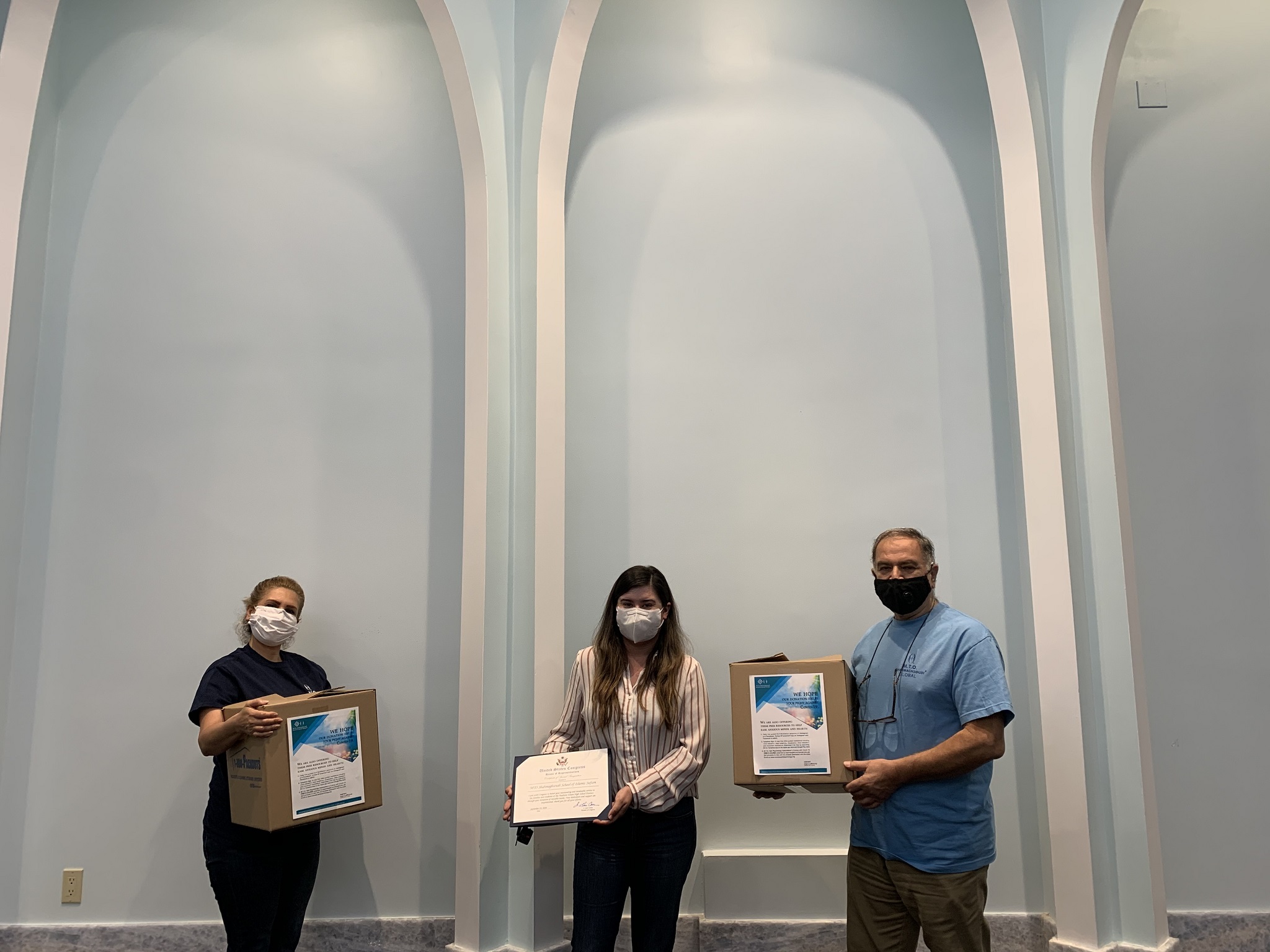 Congressman Correa's Office Requests M.T.O. Orange County Donation of 500 Hand Sewn Masks to Anaheim Union High School