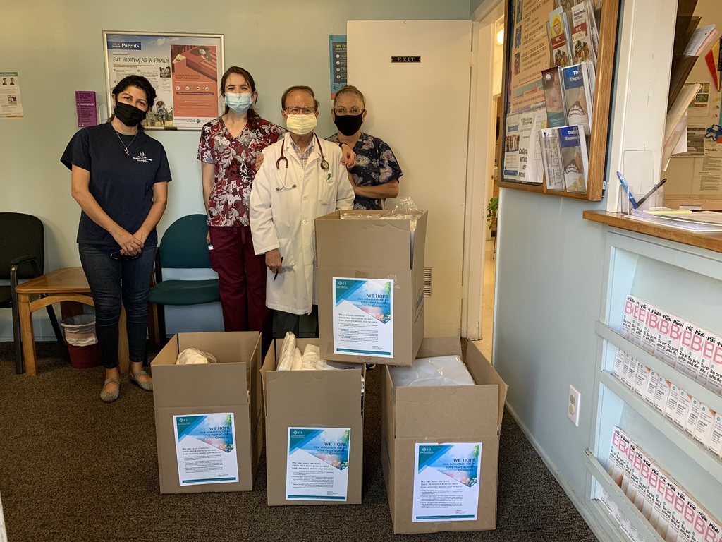 M.T.O Orange County Donates PPE to a Pediatrician Office