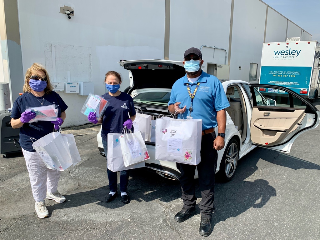 M.T.O. Los Angeles Delivers PPE to Wesley Health Center