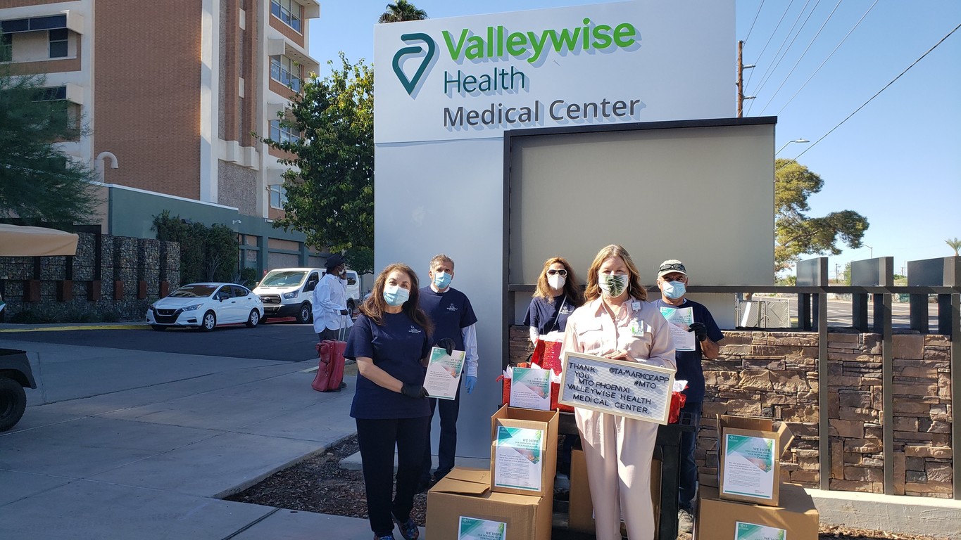 M.T.O. Pheonix Donates PPE to Valleywise Medical Center