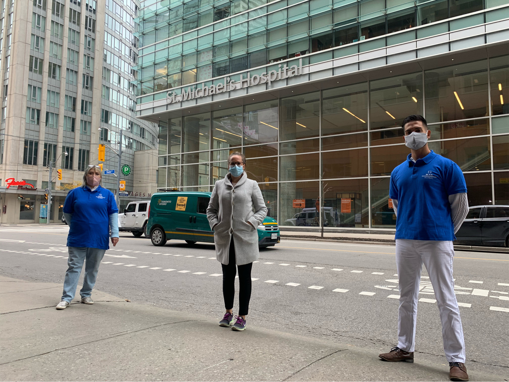 St. Michael's Hospital Receives Thousands of PPE supplies from M.T.O. Toronto