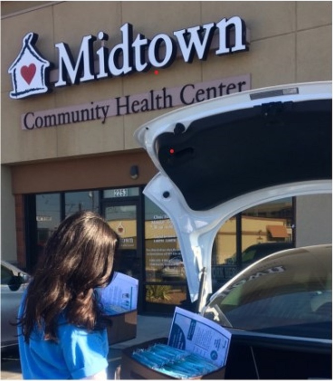 Midtown Community Health Center Recieve 100 Facemasks from M.T.O. Salt Lake CIty