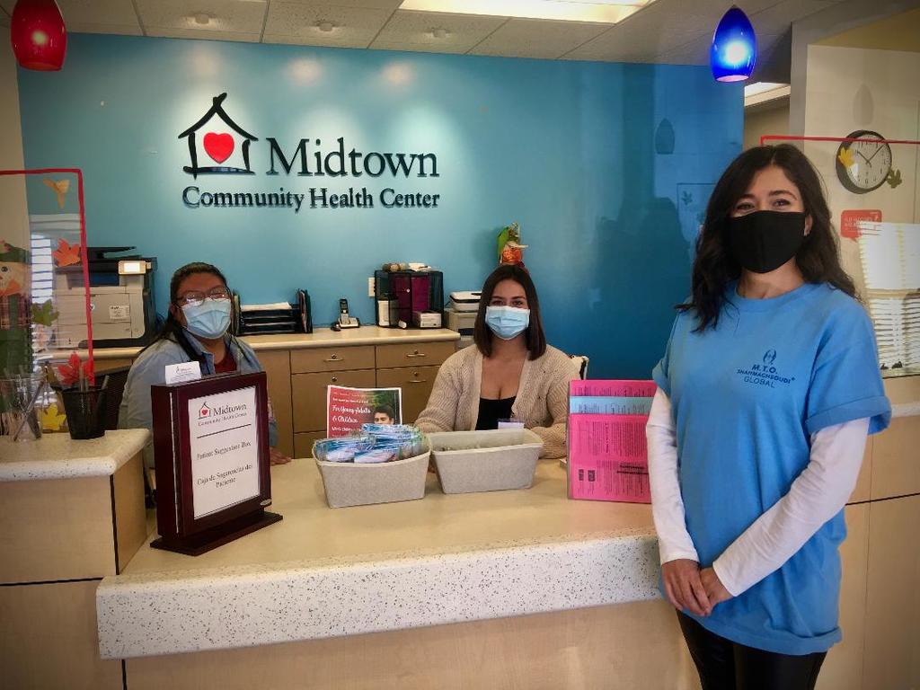 Midtown Community Health Center Recieve Donations in Honor of World Children's Day