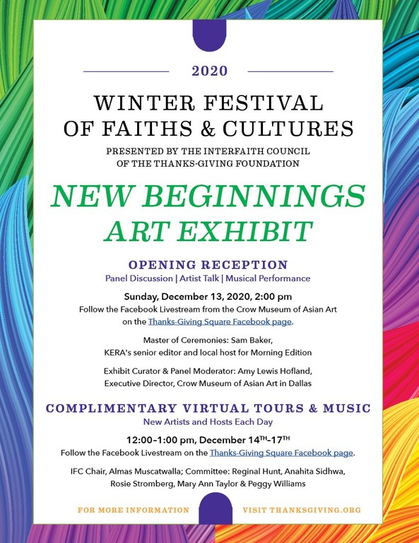 Interfaith Winter Art festival in Dallas