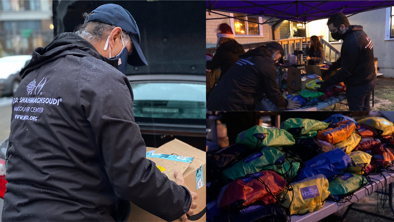 M.T.O. Vancouver Centre Donates to Burnaby Homeless