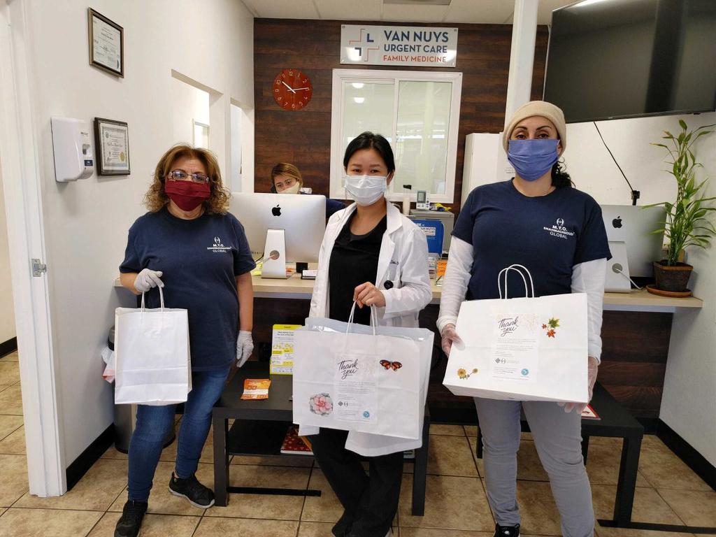 Van Nuys Urgent Care Receives PPE from M.T.O. Los Angeles