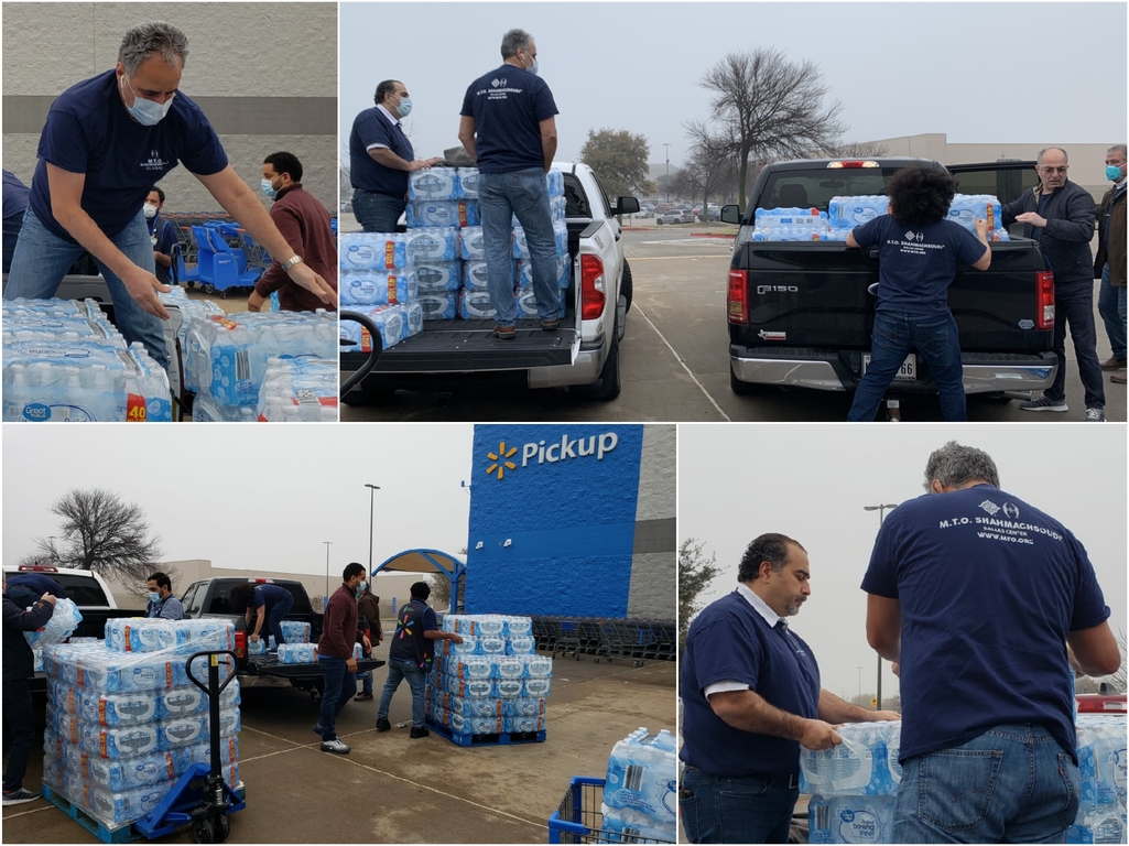 M.T.O. Dallas Donates Drinking Water to Families Impacted by Winter Storm 