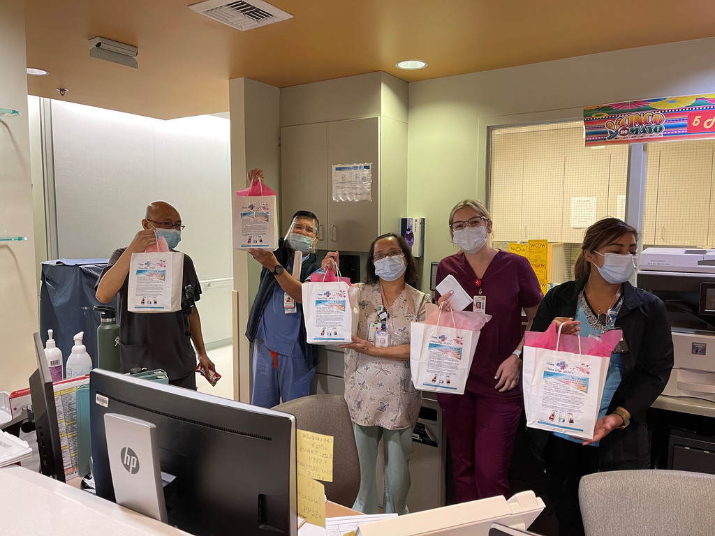 Sharp Memorial Hospital Receives Gift Bags from M.T.O. San Diego in observance of National Nurses Week