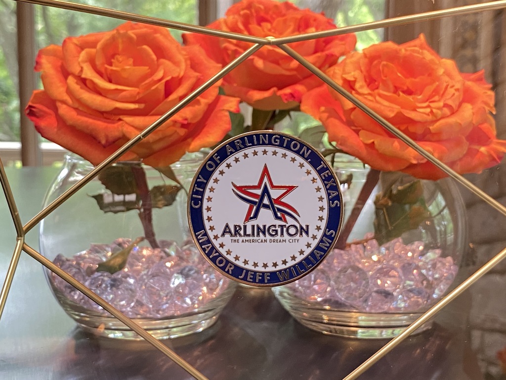 M.T.O. Dallas Receives Arlington’s Official Coin of Appreciation