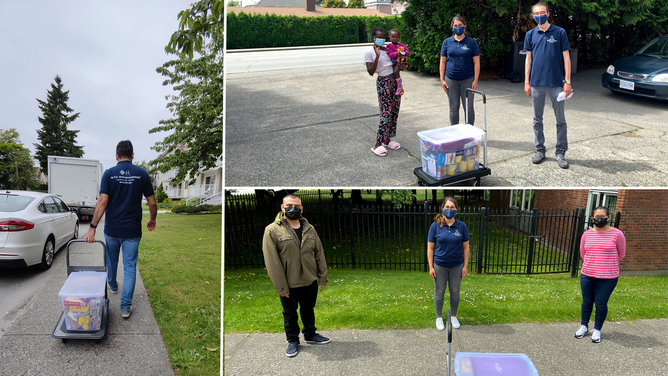 M.T.O. Vancouver Commemorates World Refugee Day by Gifting Food and PPEs to 14 Newcomer and Refugee Families in the Community